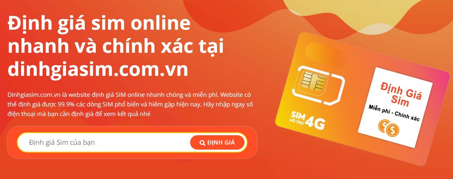 Bạn không cần phải tạo tài khoản để sử dụng dịch vụ định giá SIM trên Dinhgiasim.com.vn.