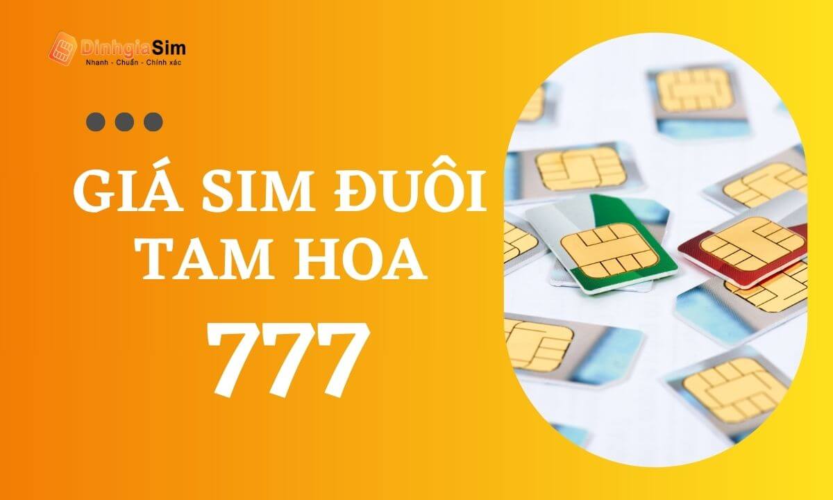 So sánh giá sim đuôi tam hoa 777 với các sim đuôi tam hoa khác