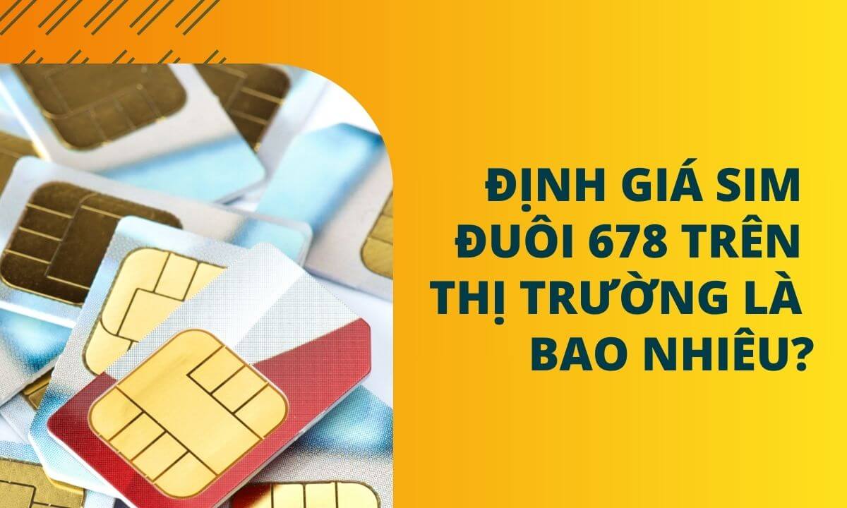 Định giá sim đuôi 678 trên thị trường là bao nhiêu?