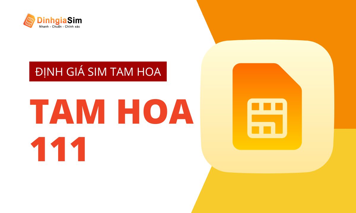 Sim đuôi tam hoa 111 có giá bao nhiêu? So sánh với các sim đuôi tam hoa khác